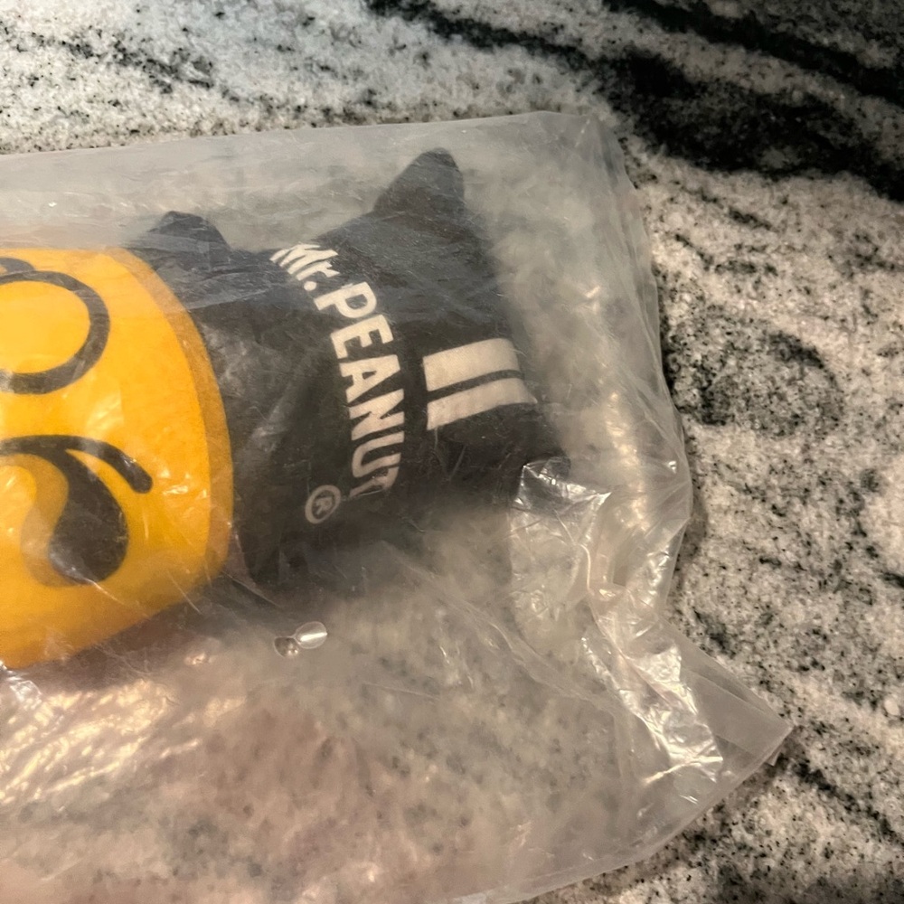 VINTAGE PLANTERS MR. PEANUT STUFFED DOLL - NEW IN ORIGINAL PACKAGING - Picture 9 of 9